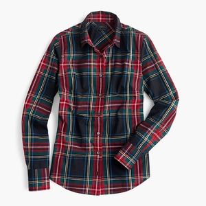 J. Crew Tops - J.Crew Perfect shirt in Stewart plaid J. Crew Tops - J.Crew Perfect shirt in Stewart plaid